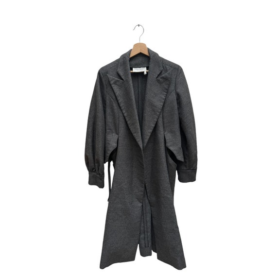 ジャケット・アウター Yves Saint Laurent wool long coat gray Yves Saint Laurent Gray Wool Coat Size 38 M - Etsy