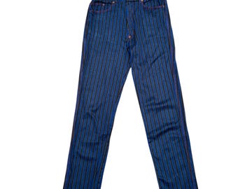 Jean Paul Gaultier X Levi's Iconic Raw Blue Denim Jumpsuit Size L