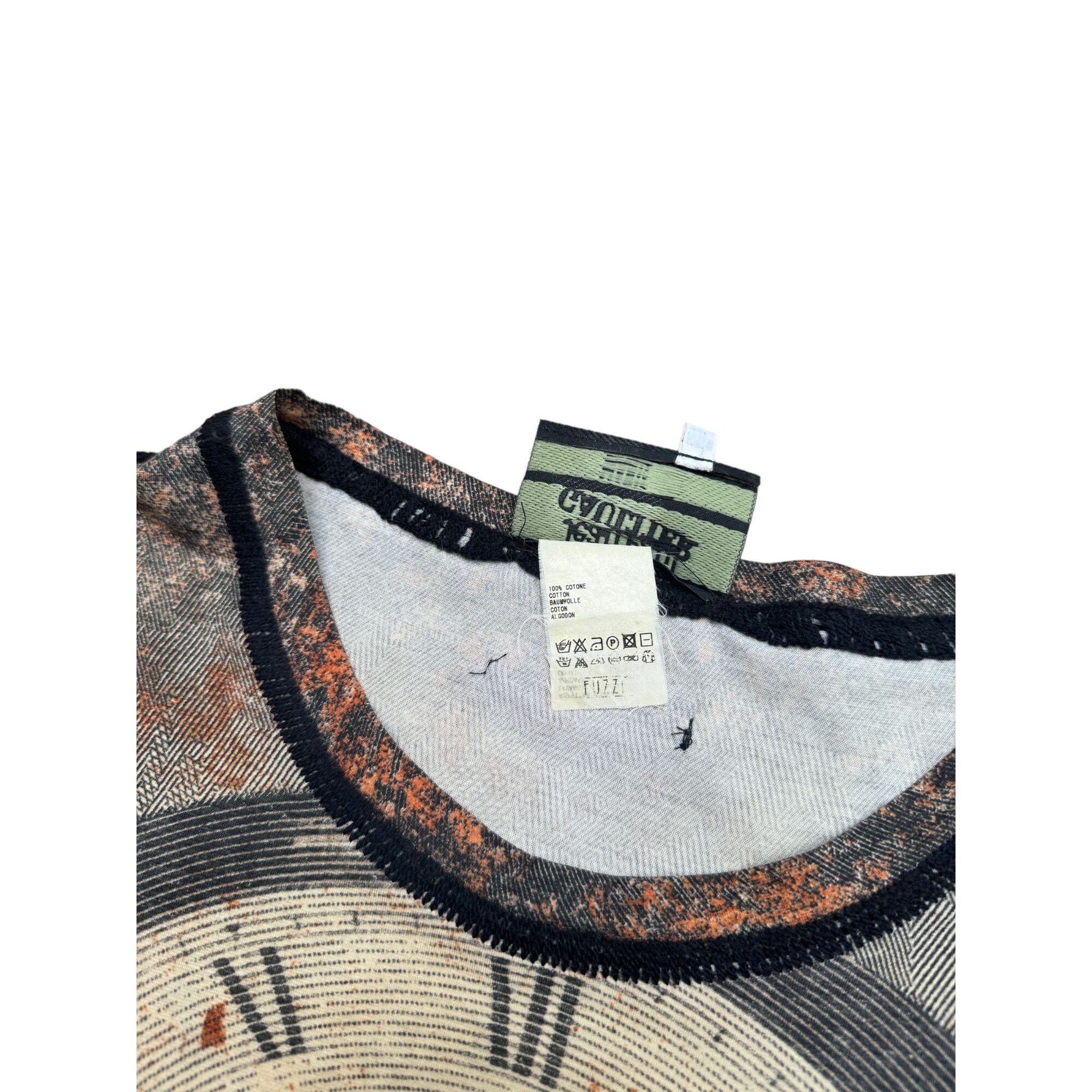 Jean Paul Gaultier Vintage Clockwork Print Mesh Longsleeves Jean Paul Gaultier Vintage Clockwork Print Mesh Longsleeves