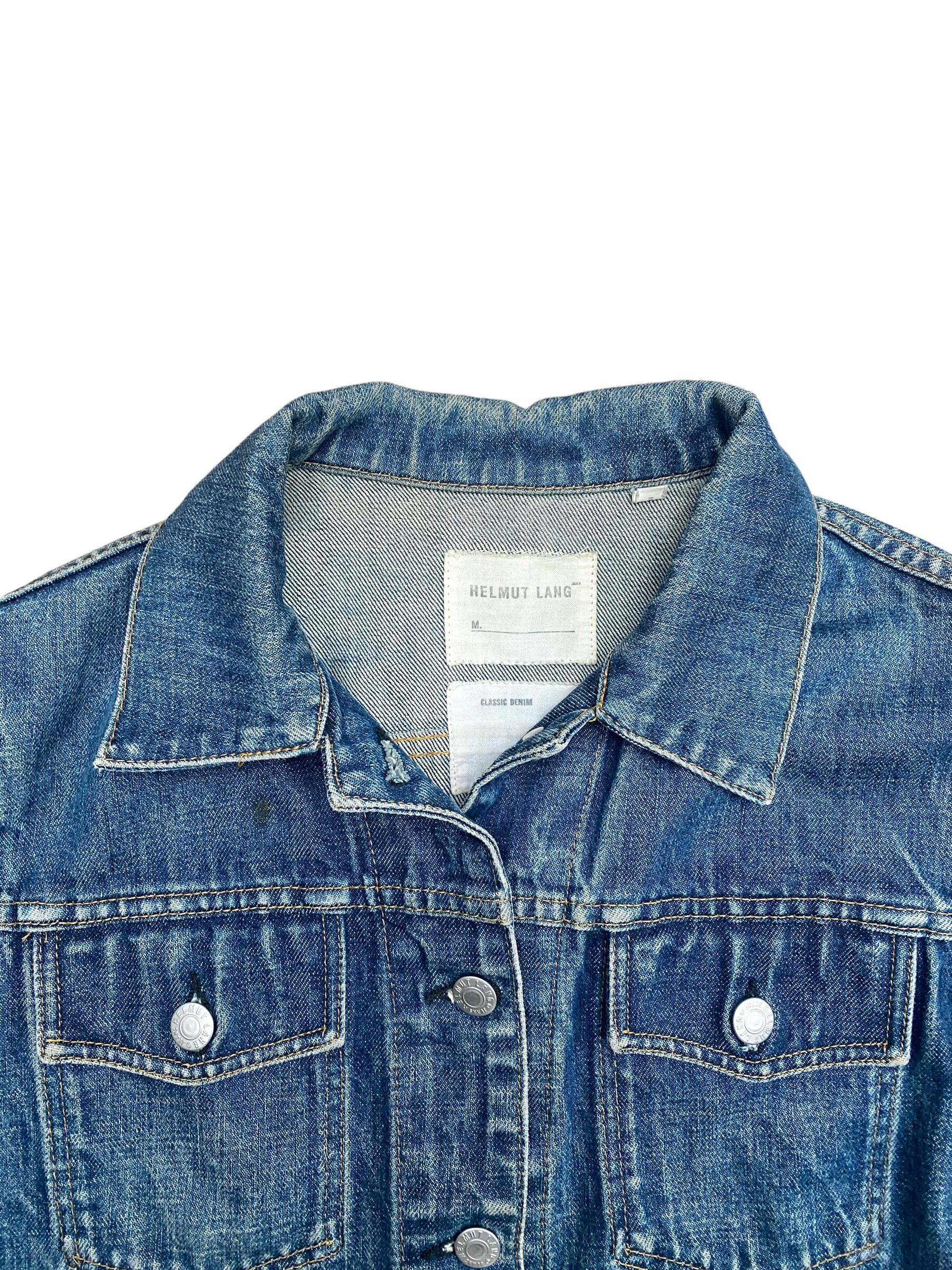 Helmut Lang Vintage 1990s Classic Blue Denim Jeans Jacket - Etsy