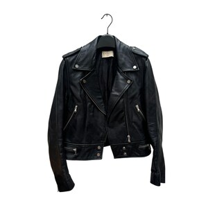 Hedi Slimane Leather Jacket - Etsy
