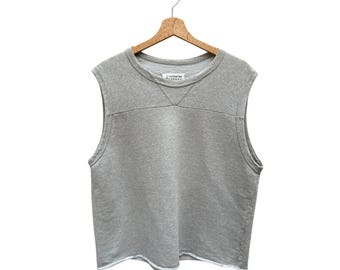 Martin Margiela by Miss Deanna SS2001 Jersey gris sin mangas Talla M