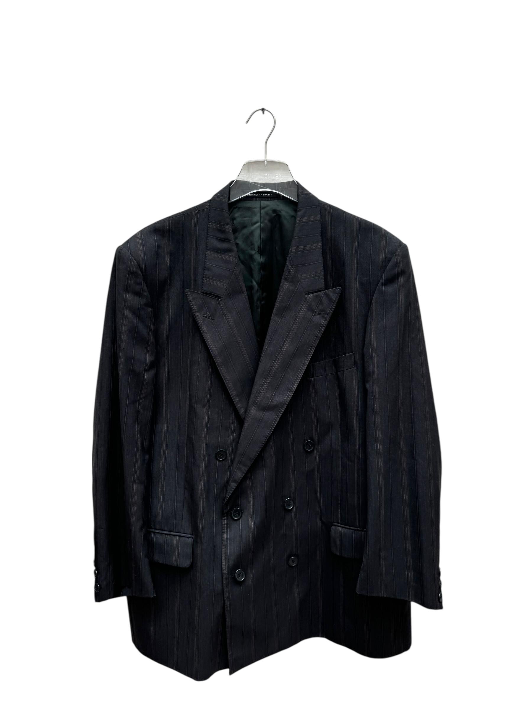 Yves Saint Laurent Gray Wool Striped Blazer Jacke Size 52 L - Etsy