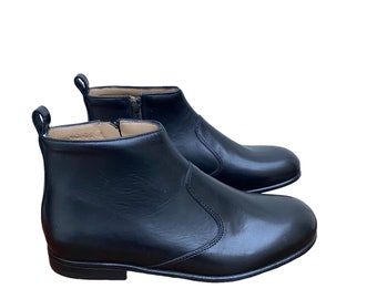 A.P.C ブラック レザー ブーツ - Etsy 日本