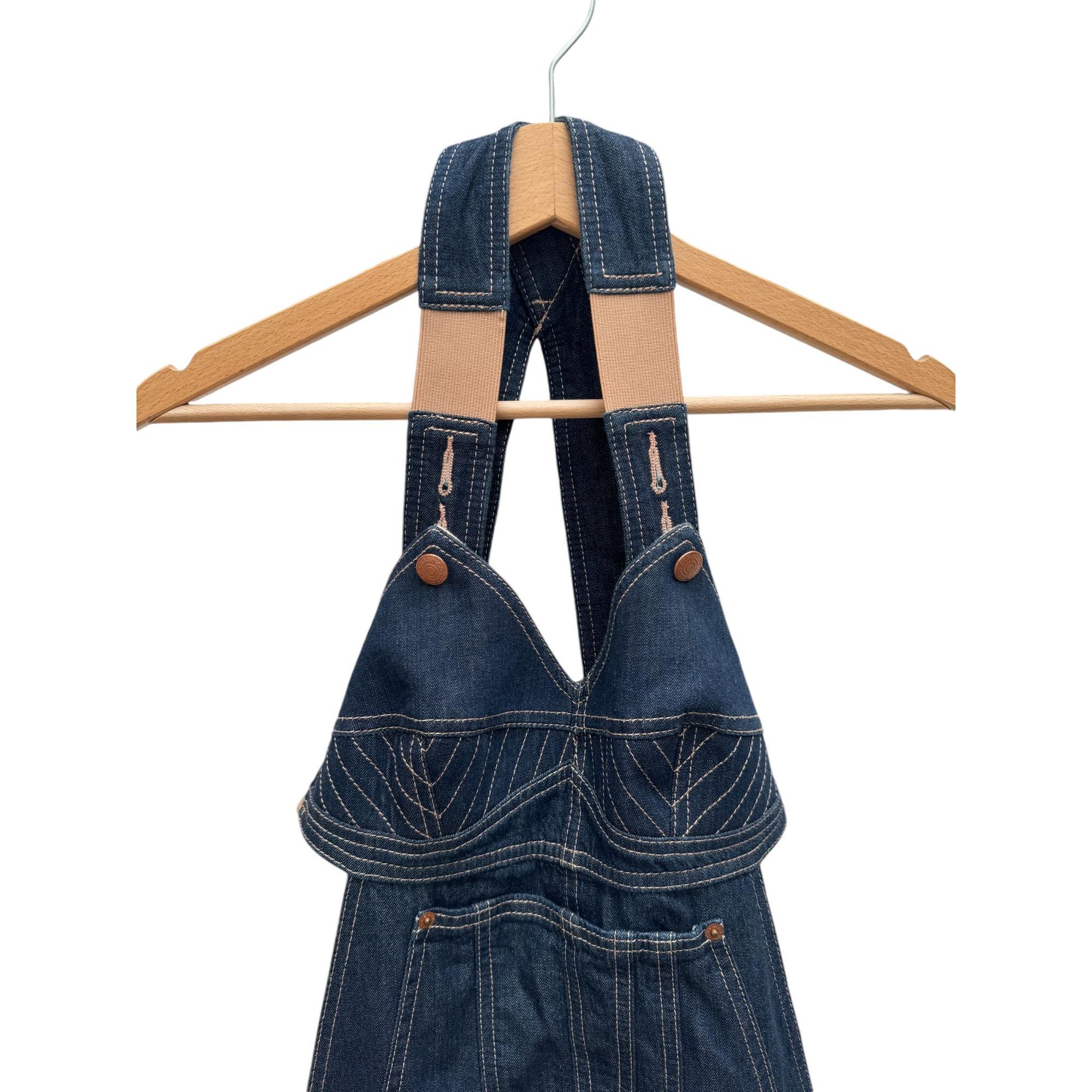 Levis X Jean Paul Gaultier Denim Jumpsuit Shorts Size S - Etsy Canada
