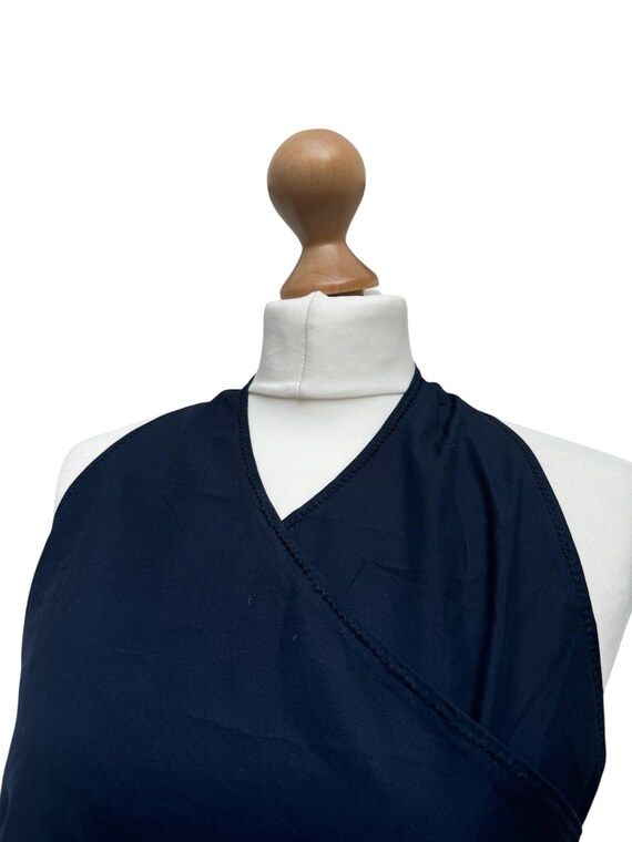 Miu Miu Navy Cotton Open back top size IT 40 fits… - image 5