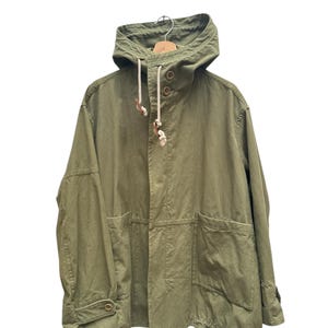 Yohji Yamamoto 1990s Unisex Khaki Parka Jacket Size M