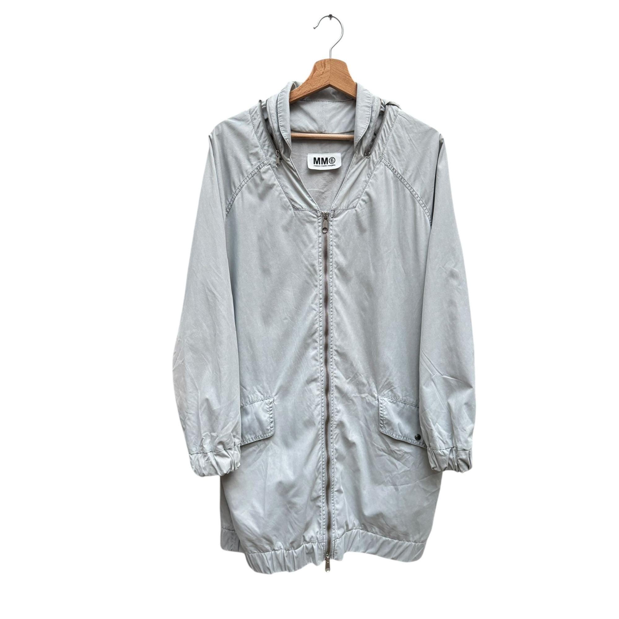 Martin Margiela SS 2009 Gray Cotton Nylon Parka Size IT 42