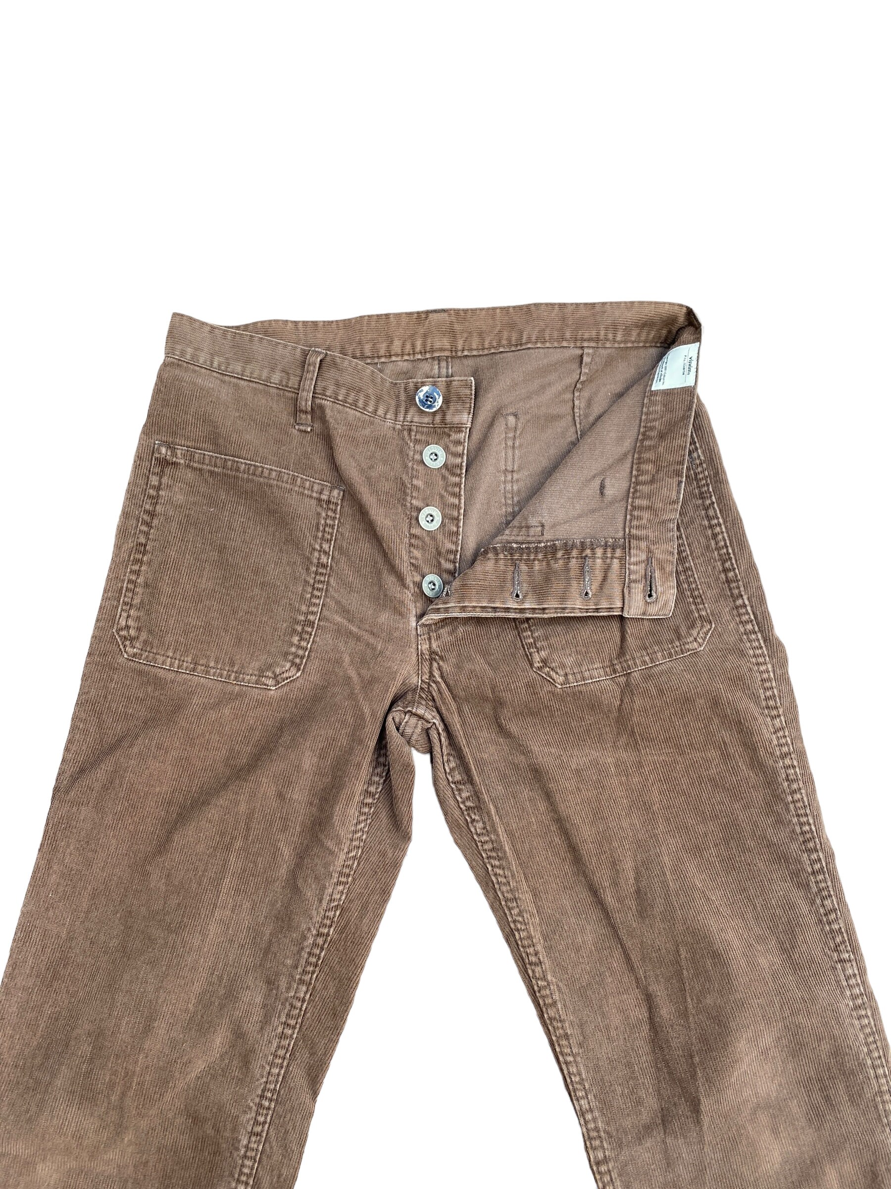 Visvim Fisherman Brown Corduroy Pants - Etsy
