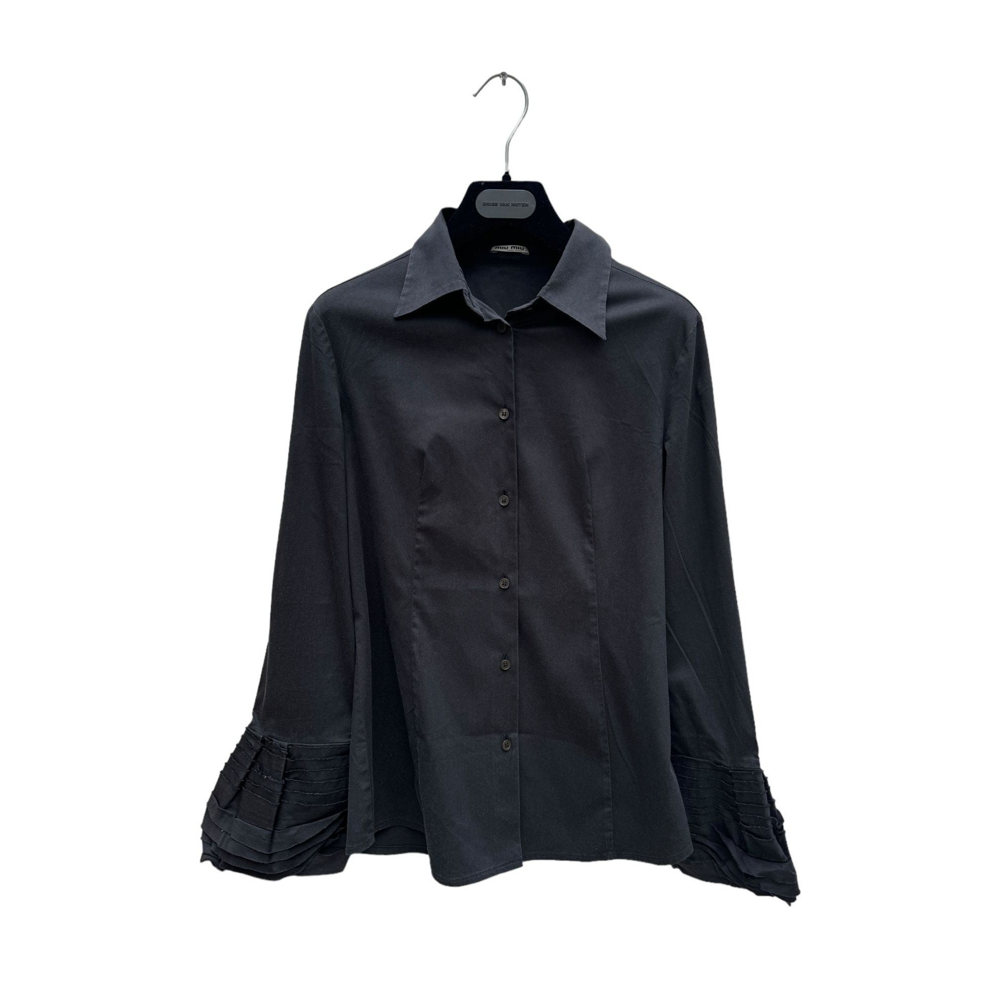 安い割引 Miu Shirt Sheer Pleats 00s Miu トップス