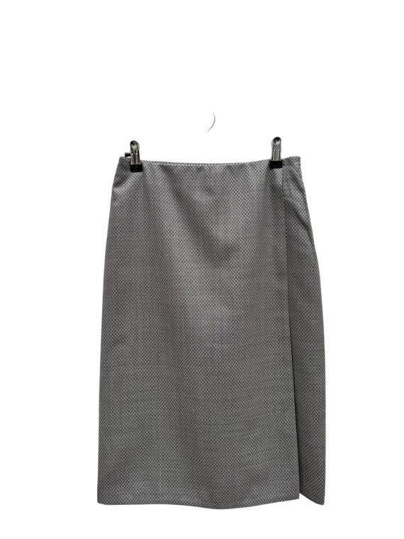 HERMÈS グレージュ タイトスカート 36 Hermes by Martin Margiela Gray H Monogram Wrap Skirt Size 36 - Etsy