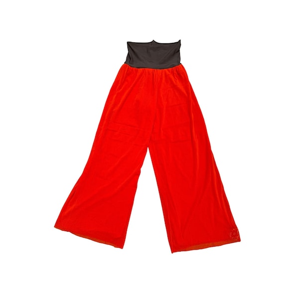 Jean Paul Gaultier Vintage Orange Mesh Wide Pants Size S - Etsy