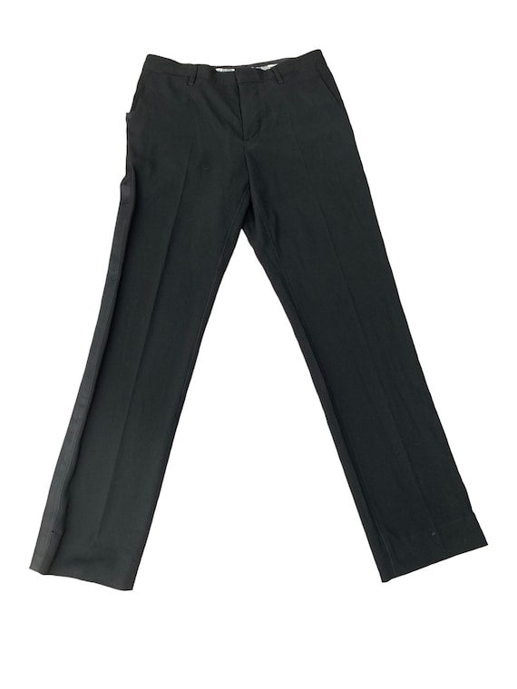 パンツ JEAN PAUL GAULTIER Wool pants Black Lace-up wool wide-leg pants in black - Jean Paul Gaultier