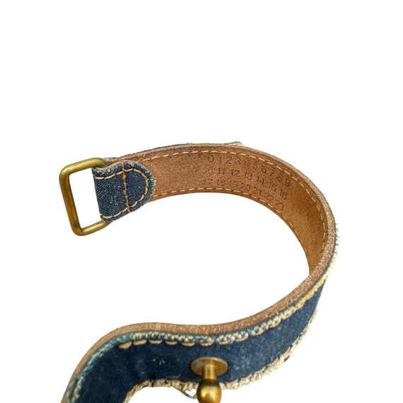 Maison Martin Margiela Archive Blue Denim Bracelet - Etsy