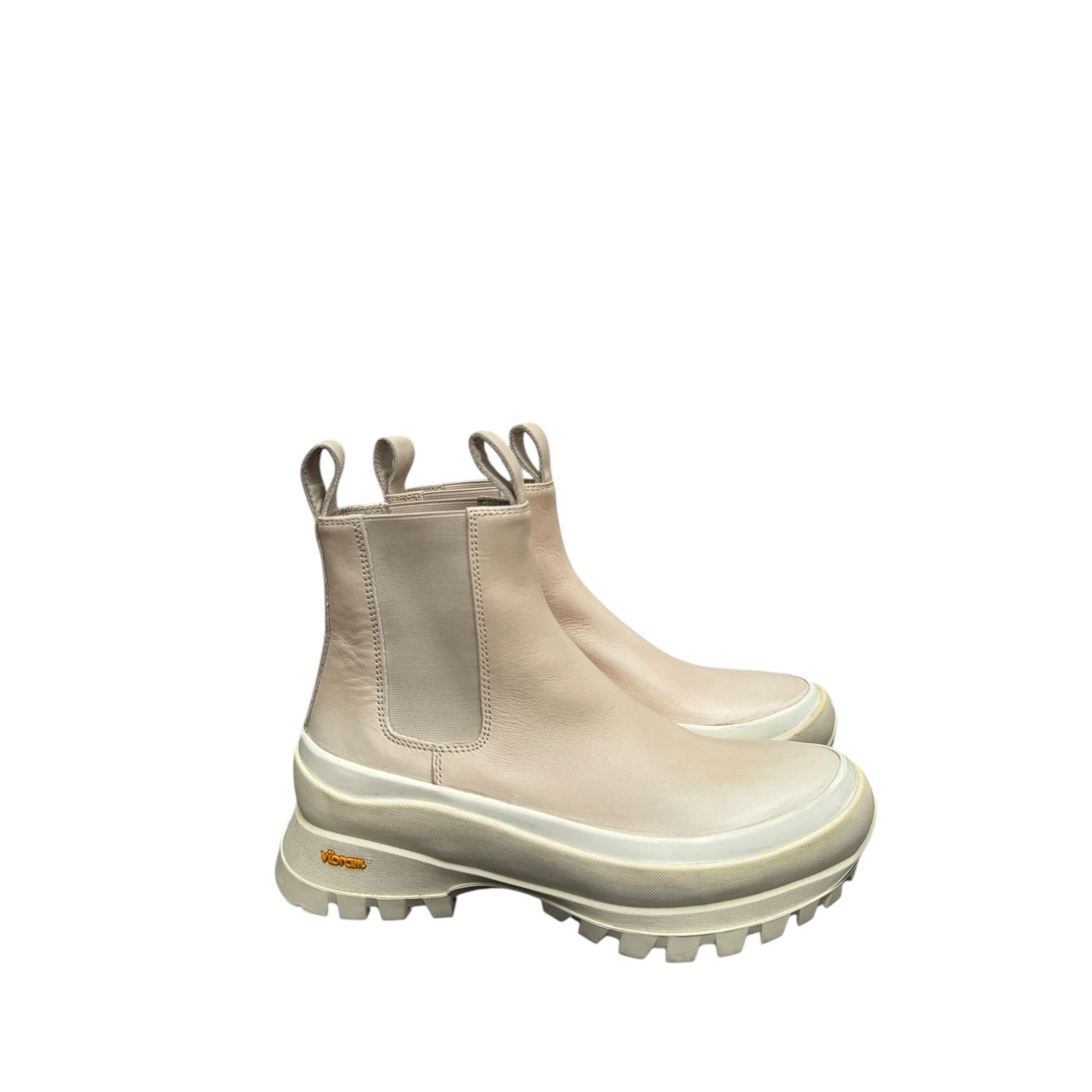 Jil Sander Beige Leather Vibram Boots Size 35 US 5 - Etsy