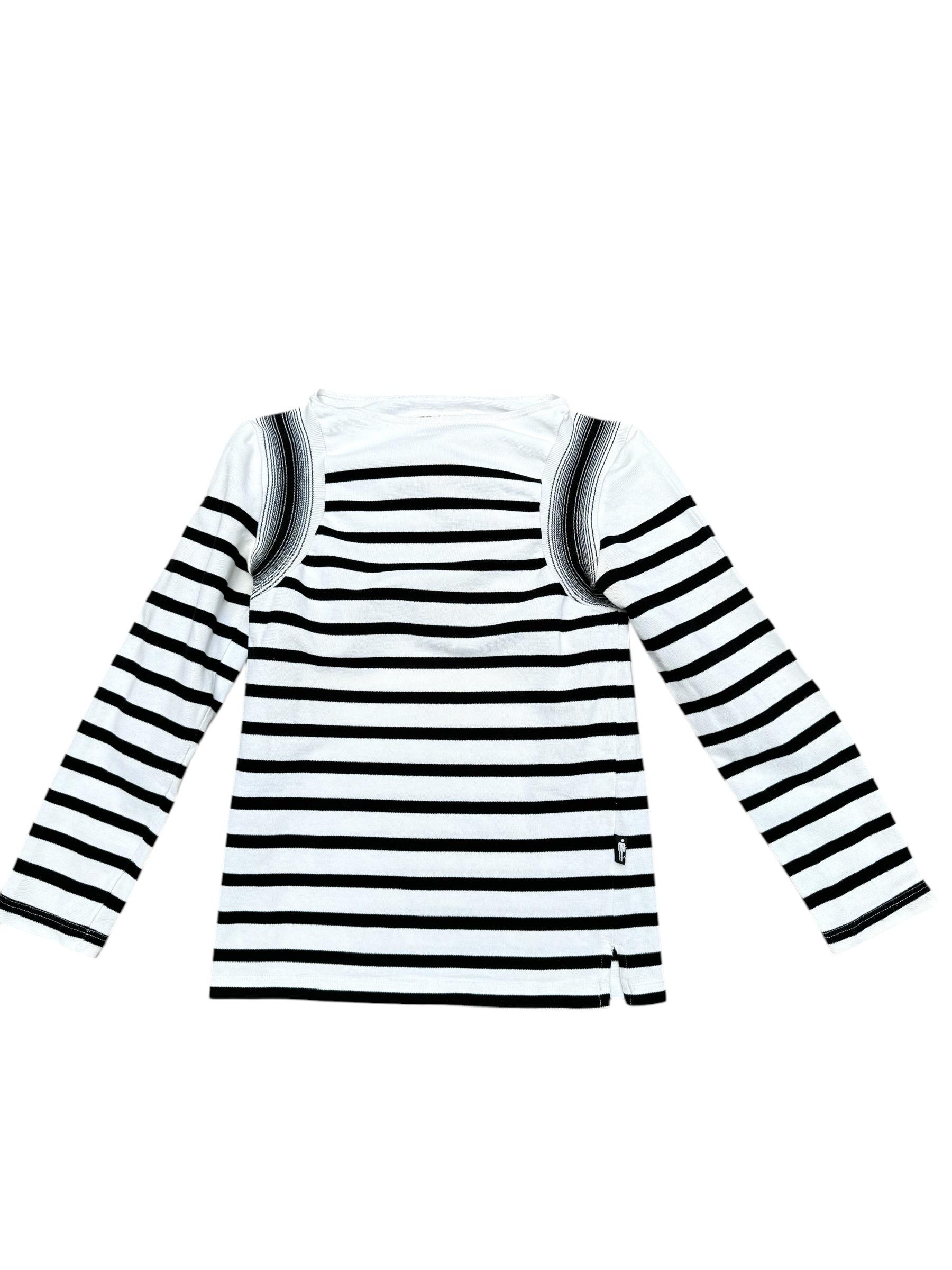 Chemise Homme Jean-Paul Gaultier à Rayures Blanc/vert - Taille 48 - Très Bon état