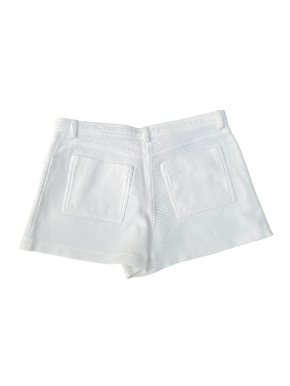 Courreges Vintage White Cotton Shorts - image 3