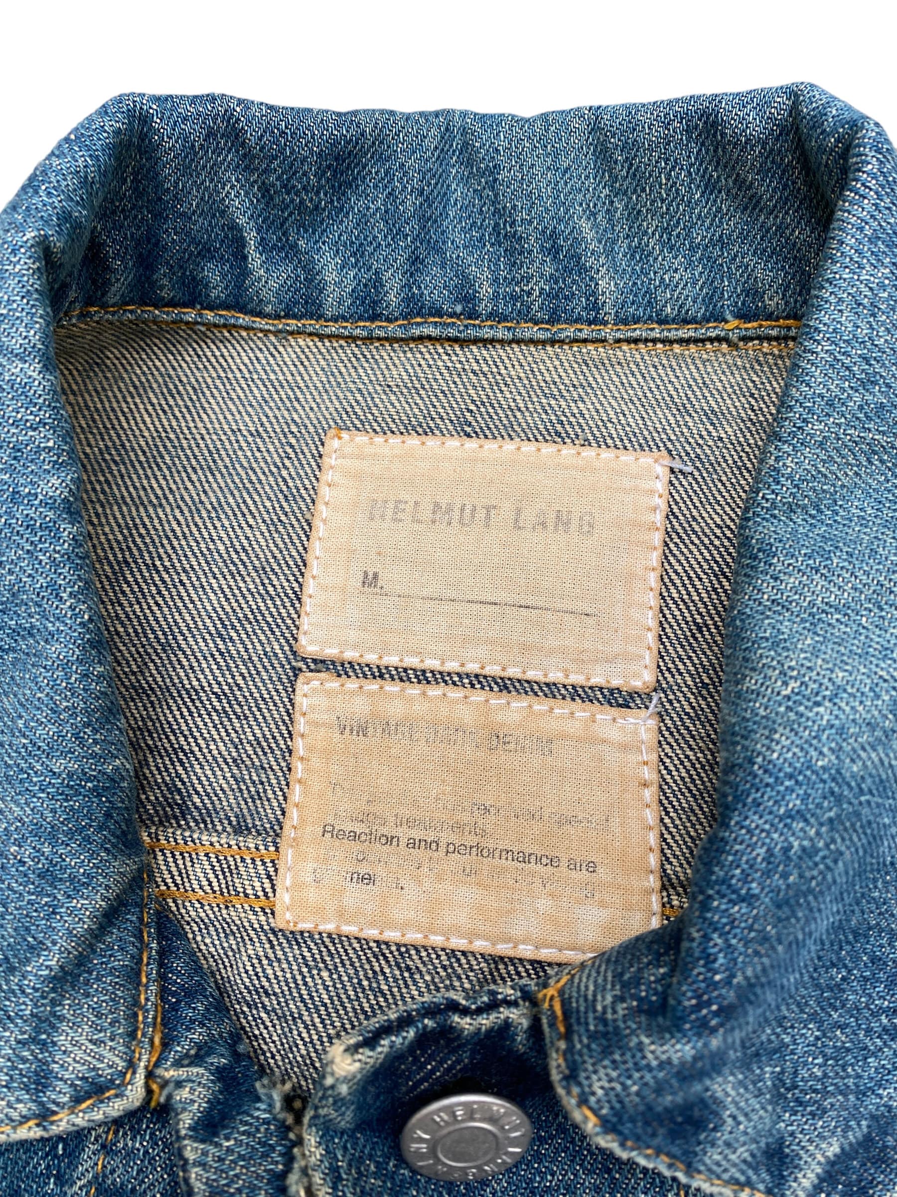 ヘルムート ラング ヴィンテージ ダーク デニム ジャケット サイズ M