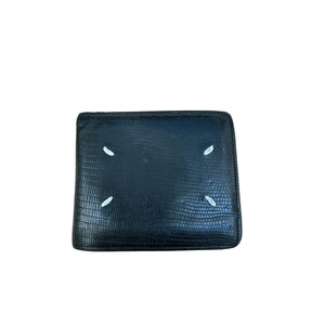 Maison Martin Margiela Black Leather Bifold wallet