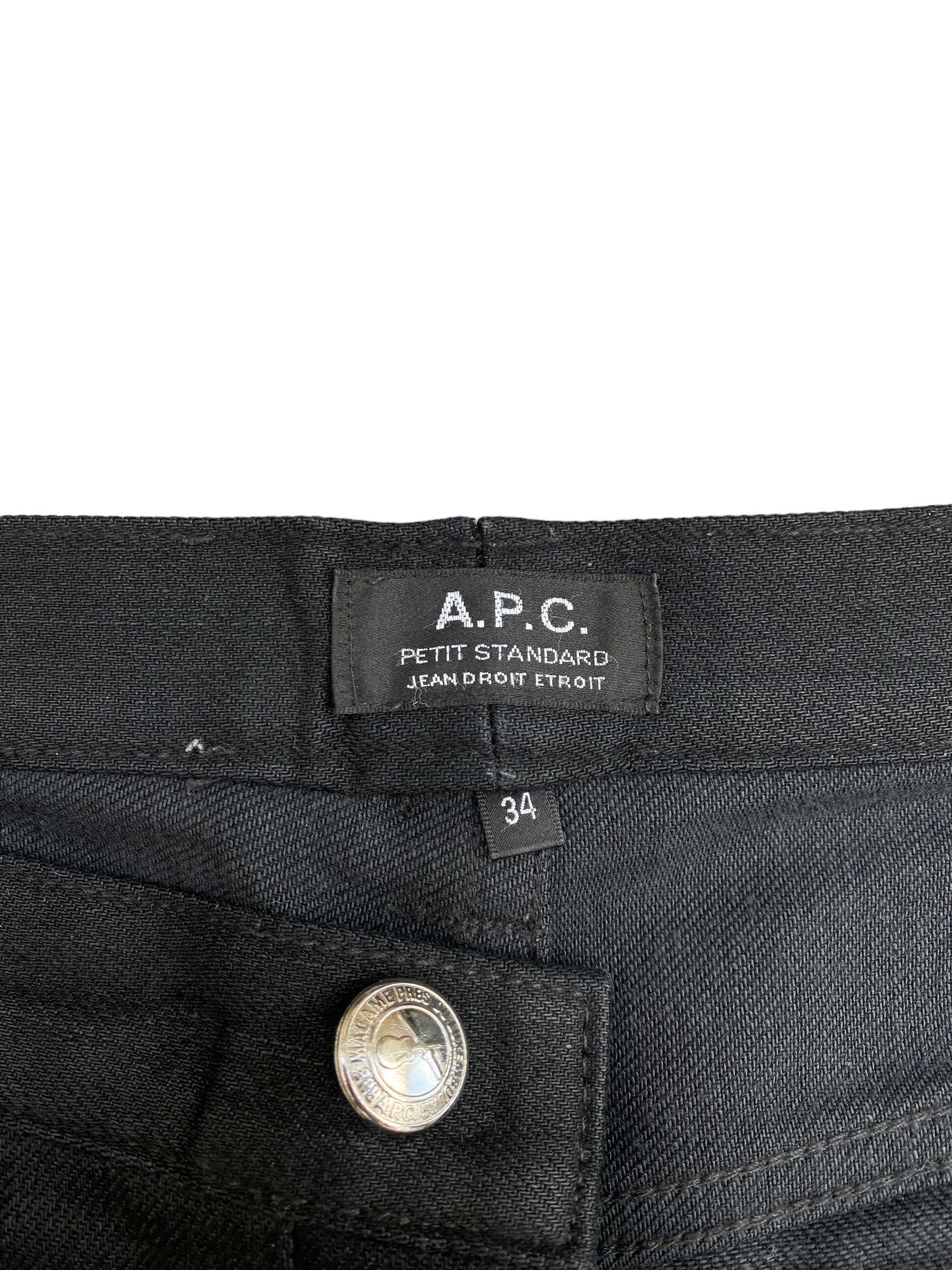 A.P.C. Petit Standard Black Denim jeans