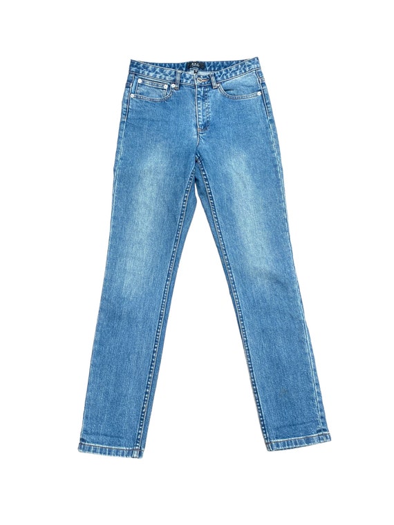 A.P.C. Droit Stonewashed Etsy UK
