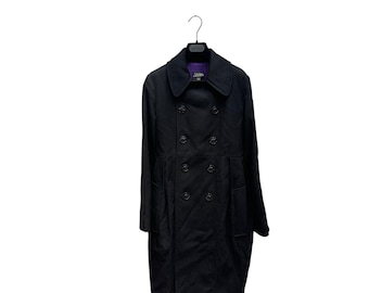 Vintage 1990's Unisex Jean Paul Gaultier Wool Long Coat Large XL X