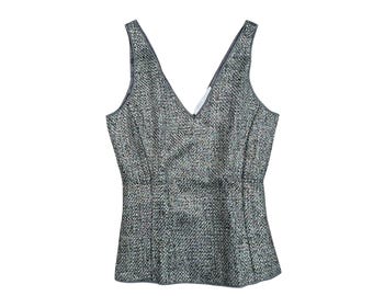 Miu Miu Gray Shiny Top Size IT 40 / EU 34 / XS