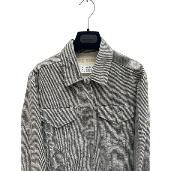 Martin Margiela SS 2004 Vintage Gray Cotton Jacket Size IT 42 Fits