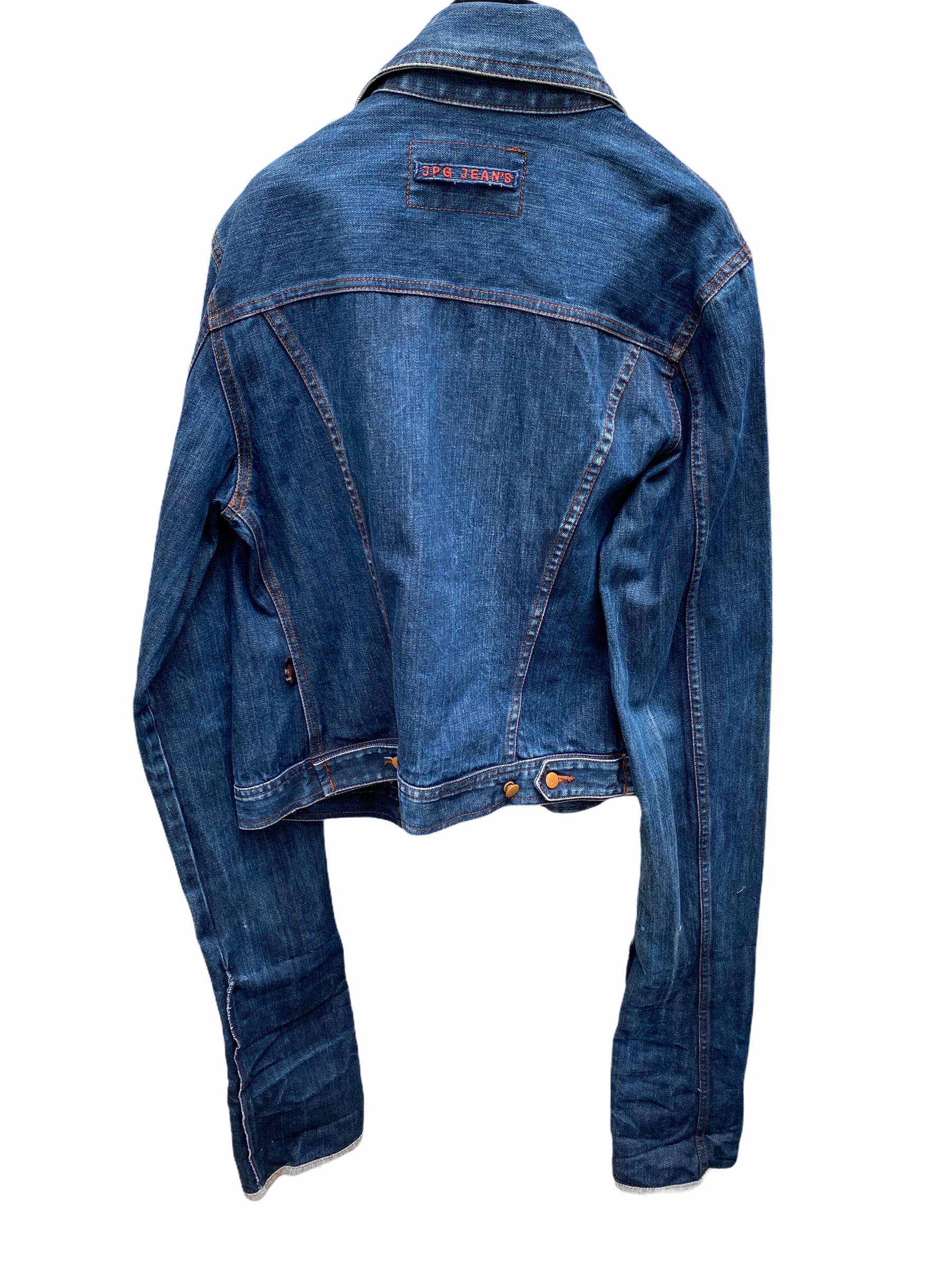 90s Jean-paul Gaultier Vintage Blue Denim Jacket - Etsy