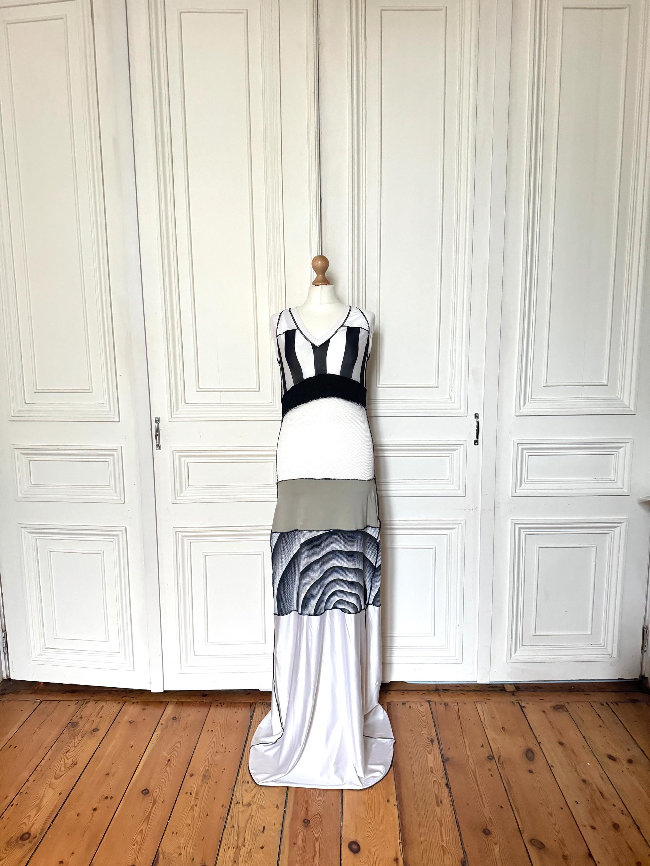 Jean Paul Gaultier Vintage Fusion Maxi Dress Size M