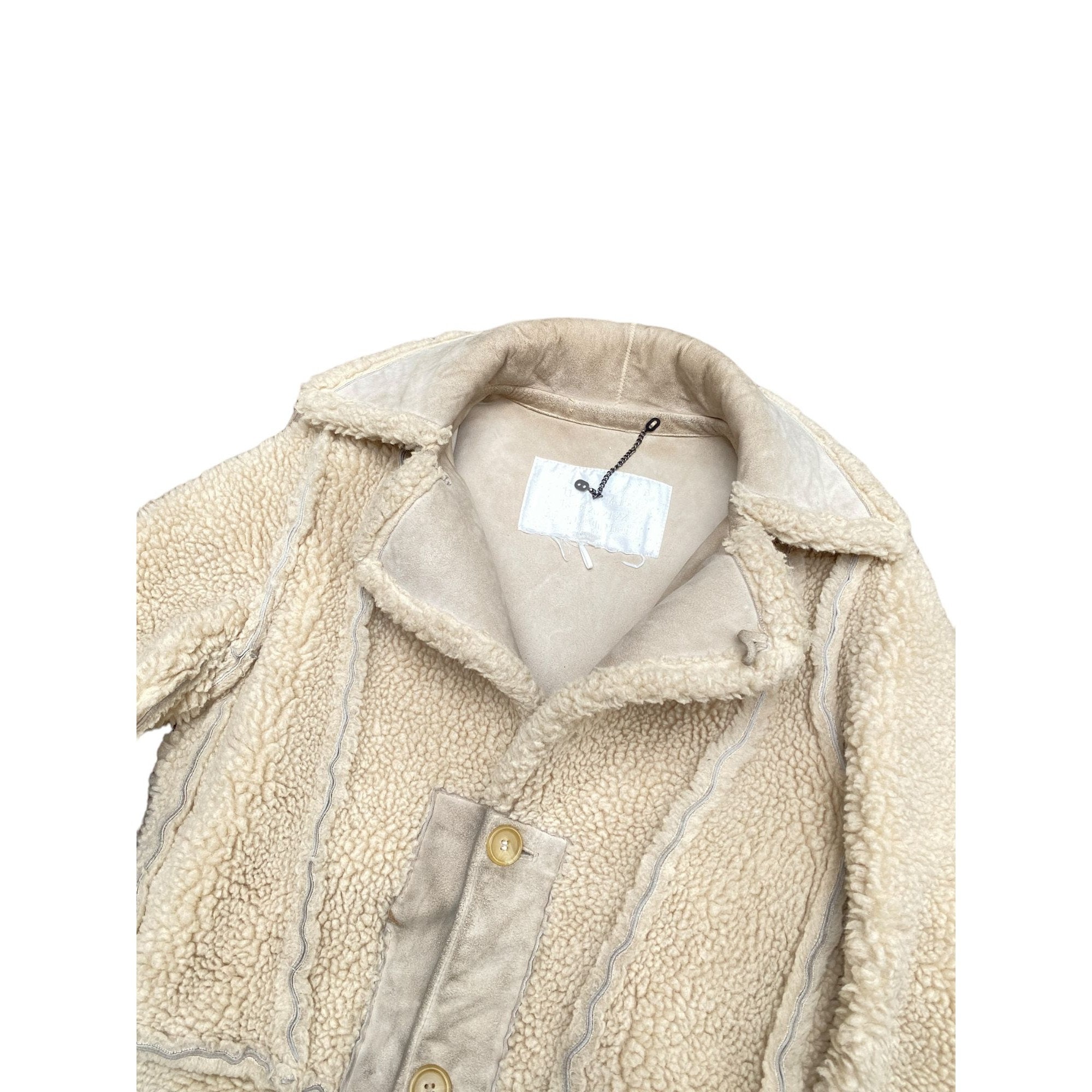 Maison Martin Margiela X H&M Reversed Suede Shearling Jacket Size