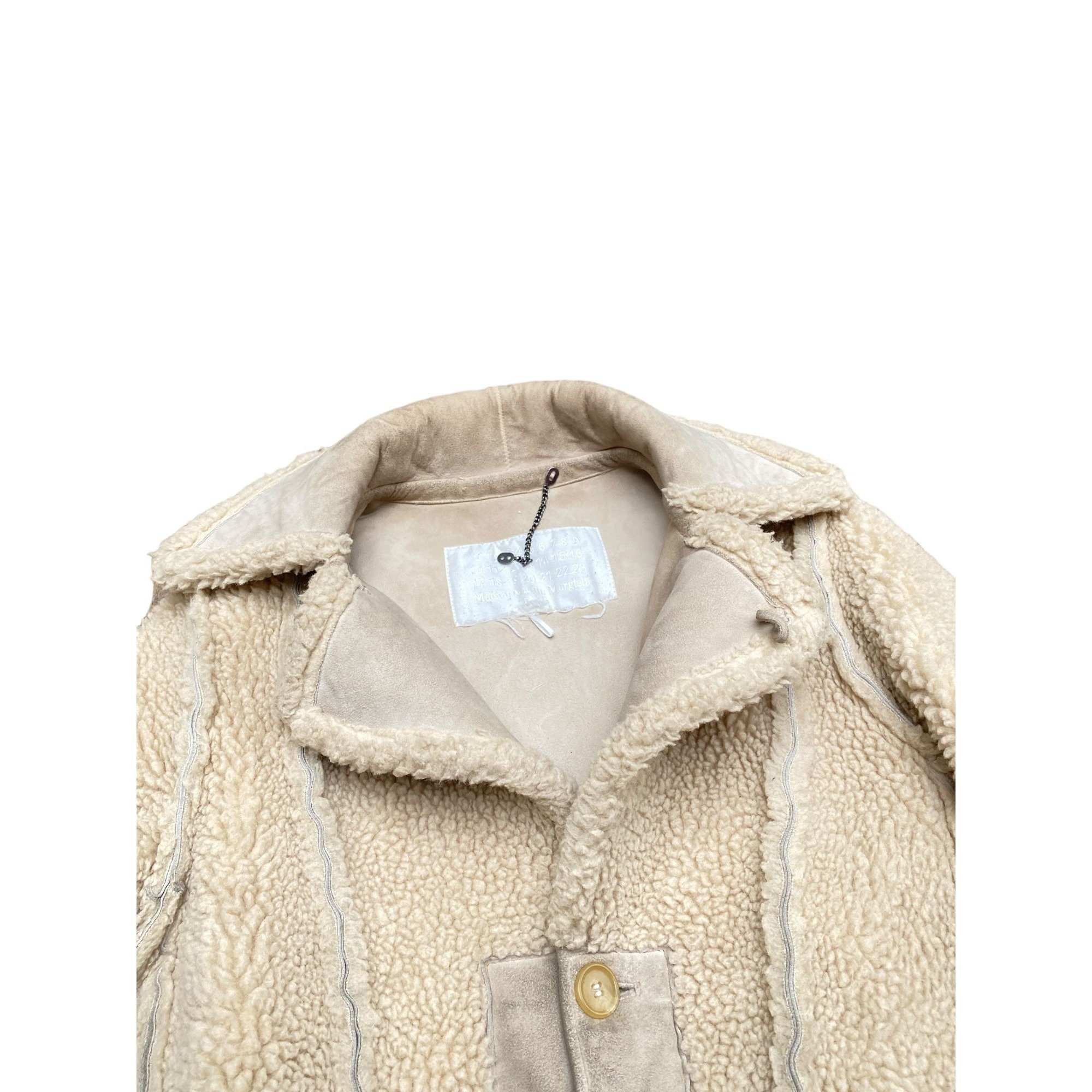 Maison Martin Margiela X H&M Reversed Suede Shearling Jacket Size
