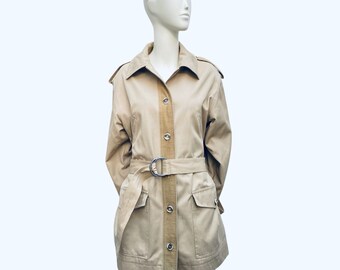Saint Laurent Paris Vintage Beige Mantel
