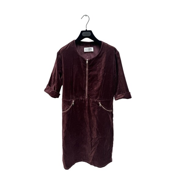Maison Margiela, Martin Margiela FW 2007 Vintage Brown Moleskin Dress Size IT 46 fits M