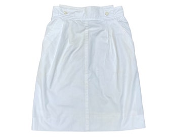 Courreges Vintage White Skirt