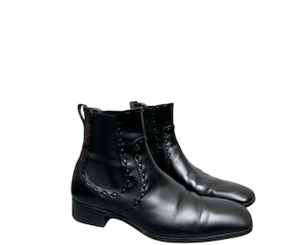 Yves Saint Laurent Black Jonny Boots Tom Ford 44.5 Men's US 11.5