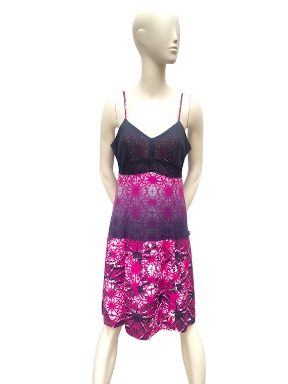 jean paul gaultier dress pink Jean Paul Gaultier silhouette-print Maxi Dress | Pink