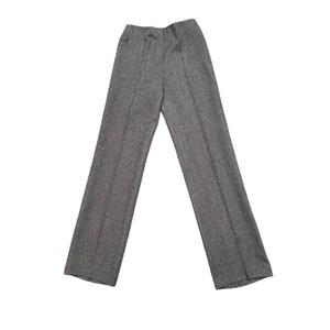 Hermes by Martin Margiela High Waist Gray Virgin Wool Pants Hermes by Martin Margiela High Waist Gray Virgin Wool Pants
