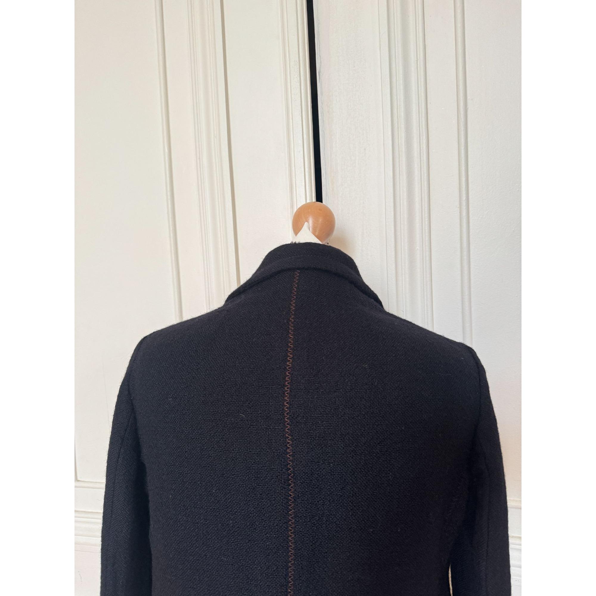 ミュウミュウ ブラック ウール ジャケット サイズ IT 42 S にフィット