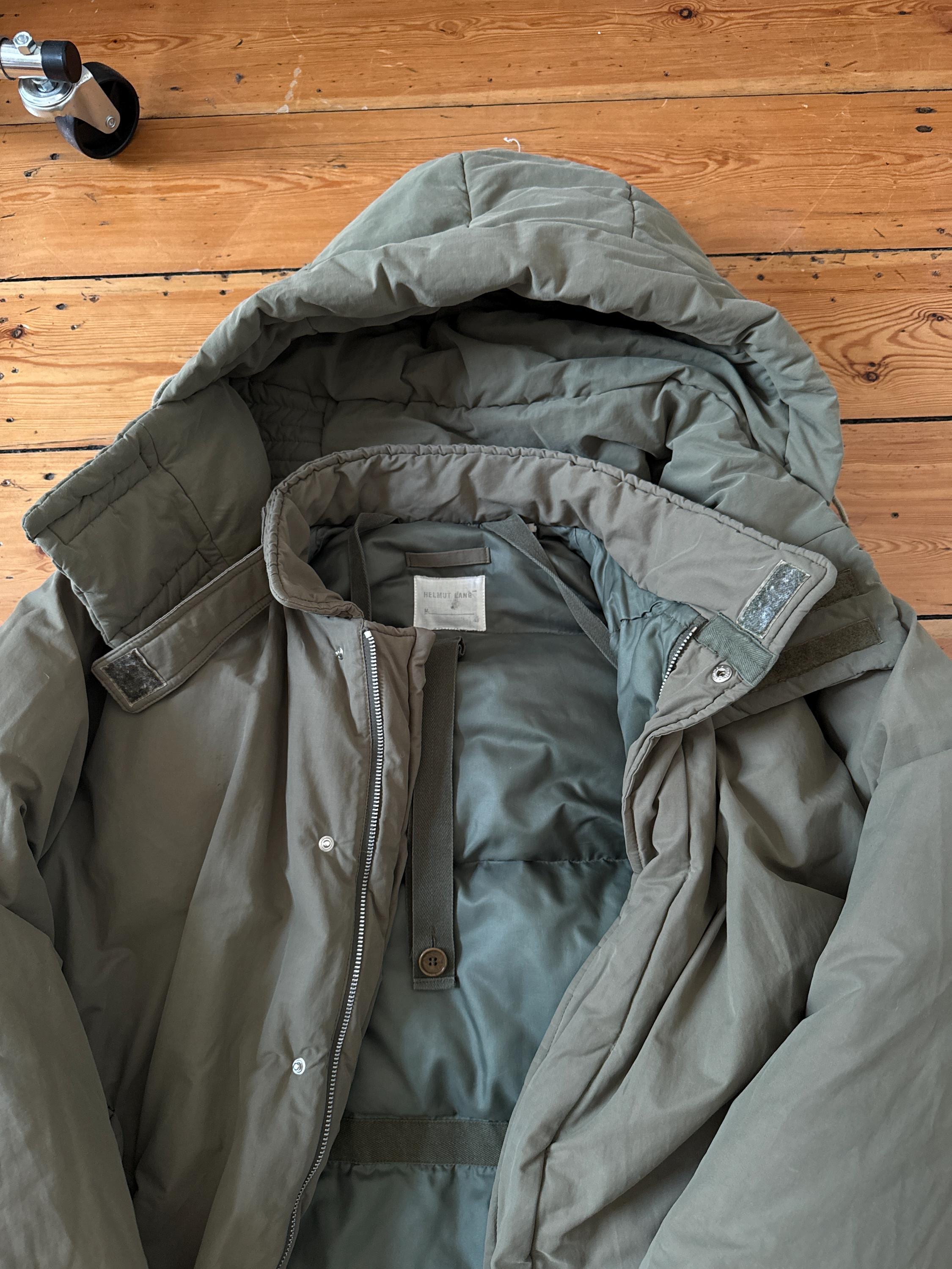 Helmut Lang FW1999 Men's Down Filled Eskimo Coat Size 52 / L Made