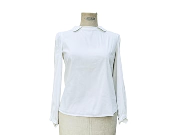 Miu miu White Reversed Shirt Size M