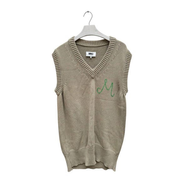 Maison Margiela Oversized Heavy Knitted Vest Size S Unisex - Etsy