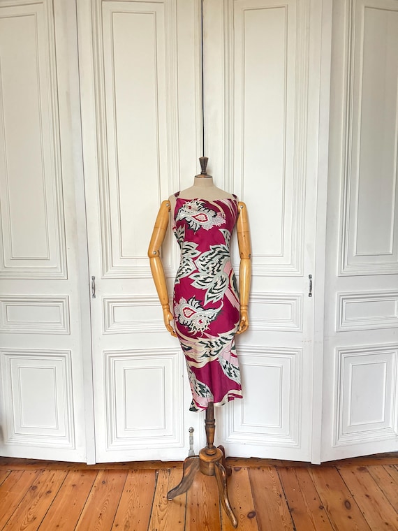 Alexander Mcqueen Spring Summer 2001 Printed Dress Size IT 40 S - Etsy