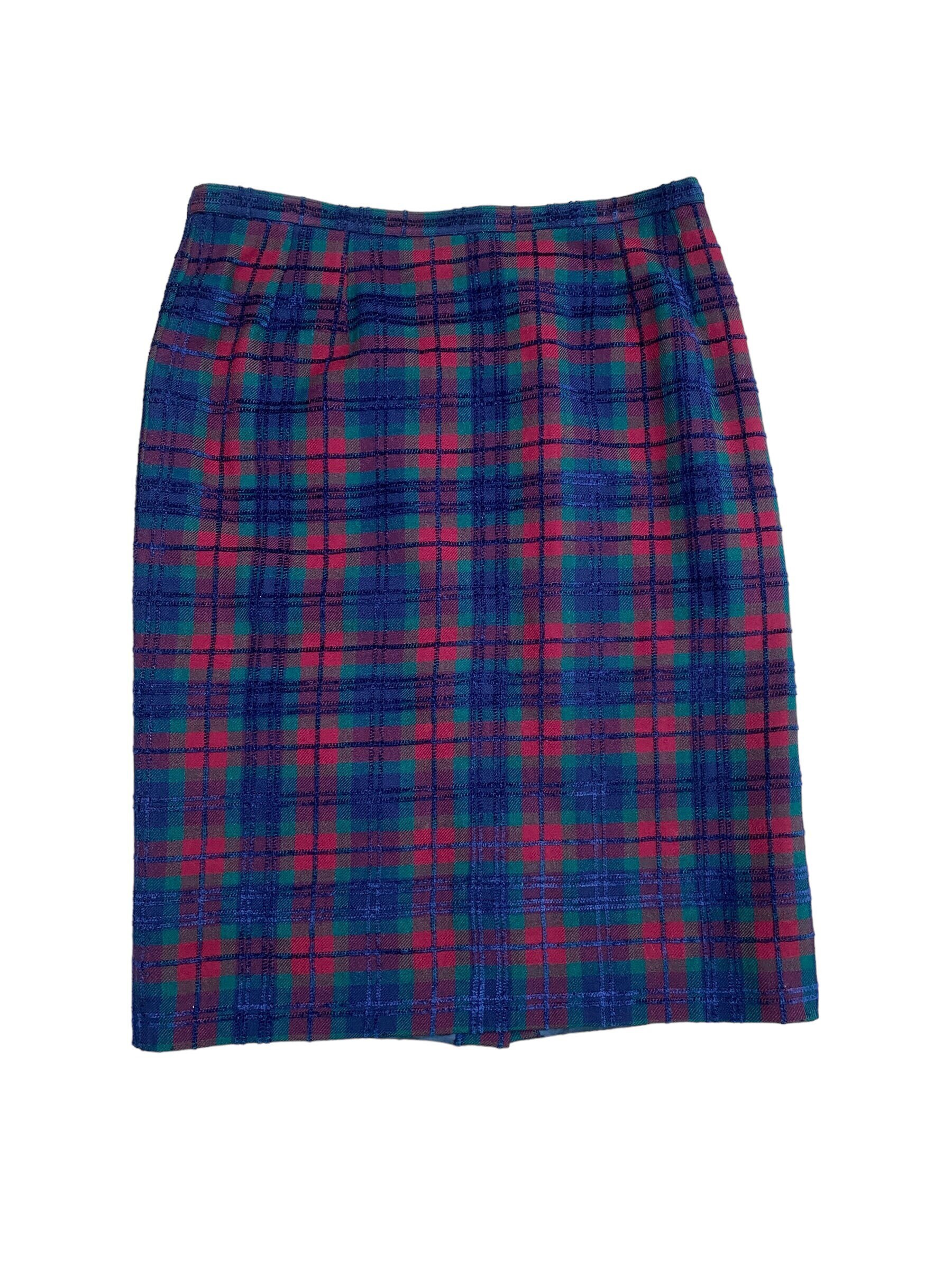 スカート MIU MIU CHECK FLARE SKIRT archive 00s Miu Miu Miu Pleated Check-print Cotton-poplin Midi Skirt in