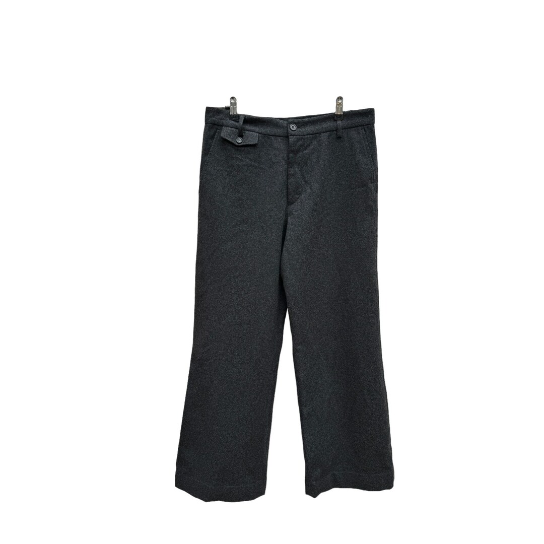 Dries Van Noten グレー ウール ワイド パンツ サイズ 46 US 30 - Etsy