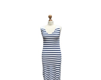 Vestido Jean Paul Gaultier Vintage Rayas Talla M