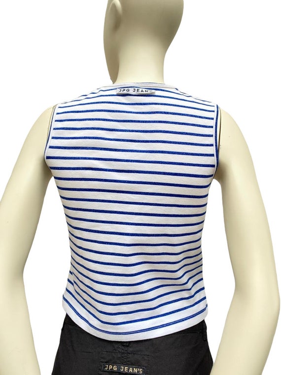 トップス Jean Paul Gaultier - stripe tank top 48 Jean Paul Gaultier Striped tank top No size tag Fits XS to S