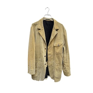 Yohji Yamamoto Beige Corduroy Jacket Size L