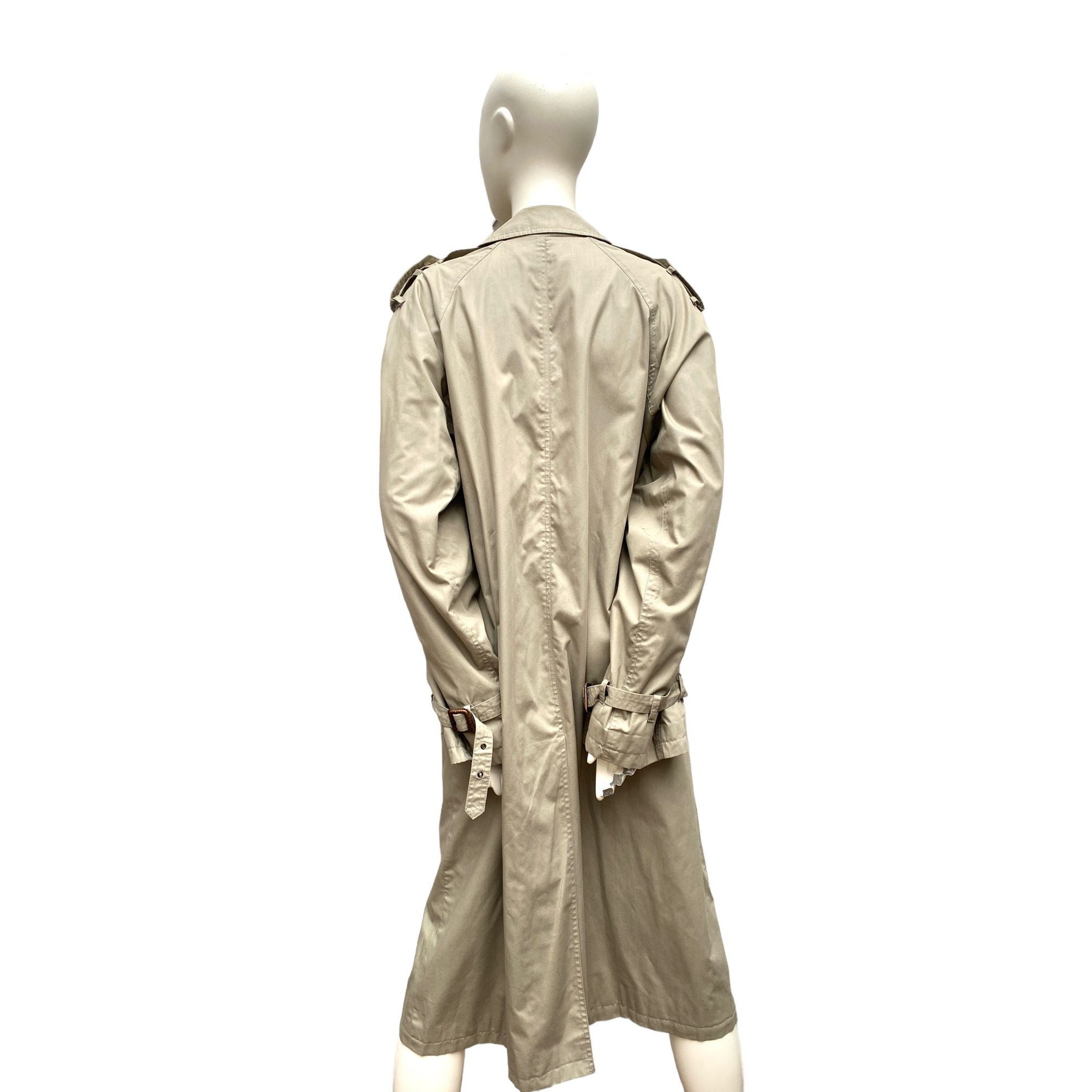 ジャケット・アウター Yves Saint Laurent trench coat y2k beige trench coat in water-repellent cotton and silk in Beige | Saint