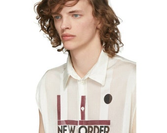 Raf Simons X New Order SS 2018 ノースリーブ ニュー オーダー